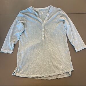 Charles River Apparel Light Blue Henley